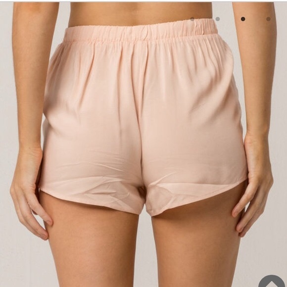 Tilly's Embroidered Shorts Pink - Picture 4 of 7
